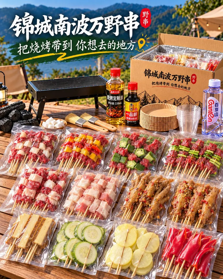 真空包装露营套餐场景图